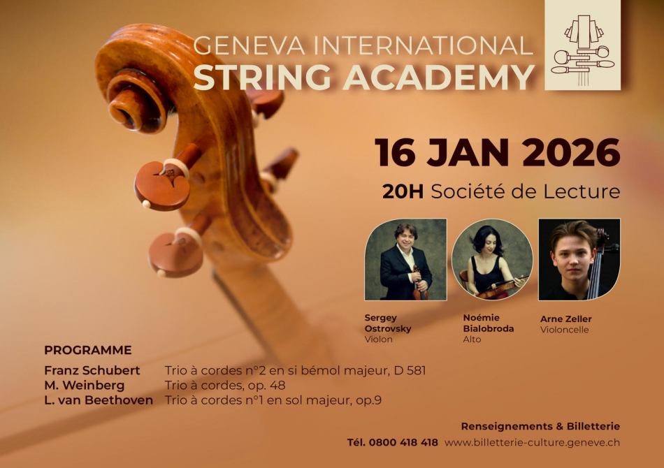 Trios de Beethoven et Schubert